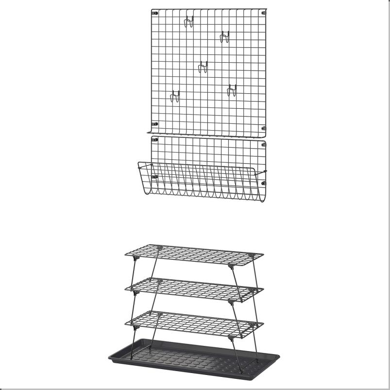 GREJIG グレイグ / BAGGMUCK バッグムック 玄関用家具6点セット - グレー