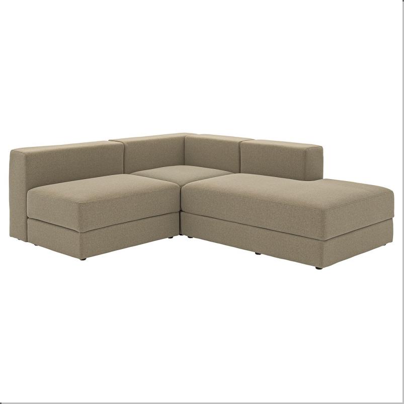 JATTEBO イェッテボ 2.5人掛けモジュールコーナーソファ 寝椅子付き - 右/ヨハネスホブ ブラウンベージュ