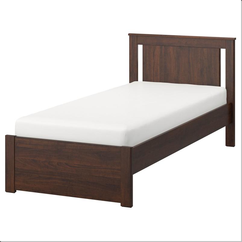 SONGESAND ソンゲサンド ベッドフレーム - ブラウン/リルヘラン 90x200cm