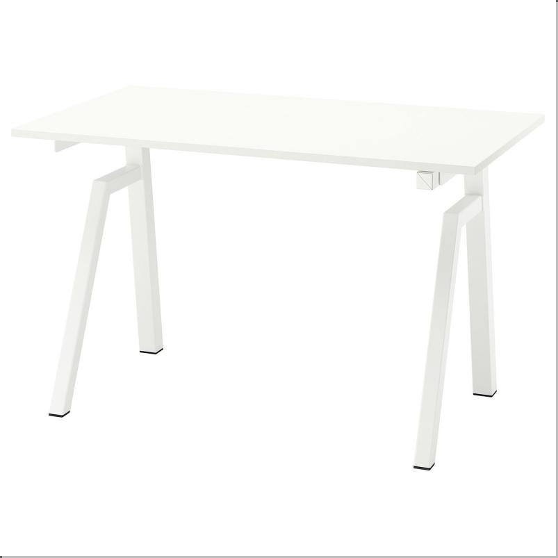 TROTTEN トロッテン デスク 昇降式 - 100V/ホワイト 120x70cm