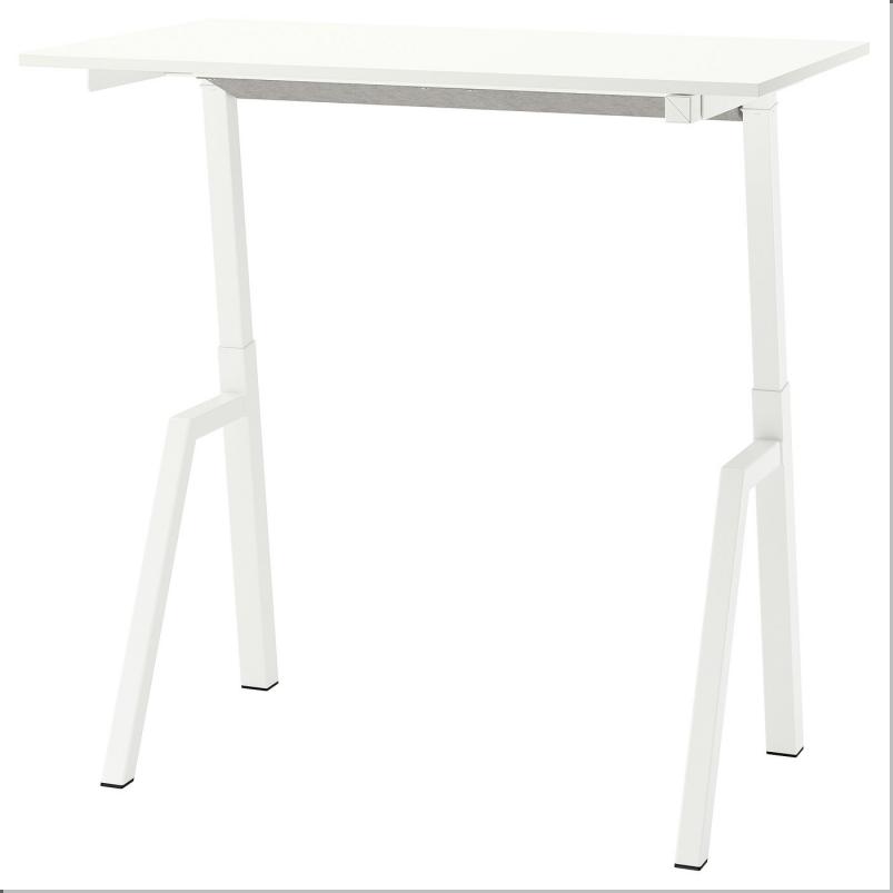 TROTTEN トロッテン デスク 昇降式 - 100V/ホワイト 120x70cm